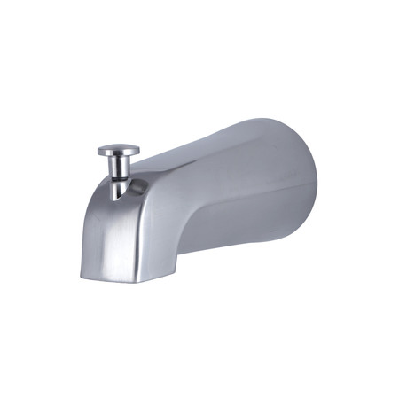 TRIMSCAPE Rear Threaded, Tub Spout W/ Top Diverter, Brushed Nickel K1213A8